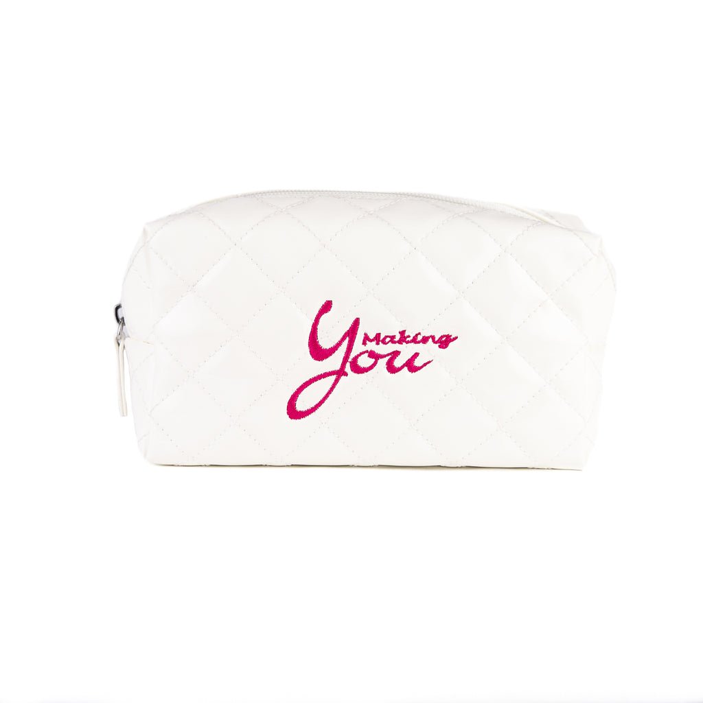 Makeup Bag - Classic White